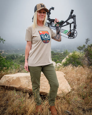 Women’s TAC Sunset Tee (Tan)