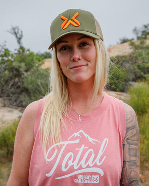 Green Orange Icon Hat