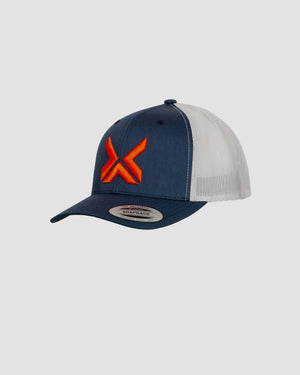 Navy/Silver/Orange Icon Hat