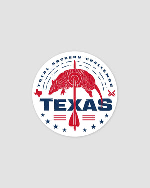Texas Armadillo Sticker