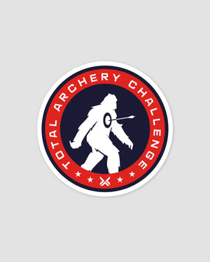 Sasquatch Circle Sticker