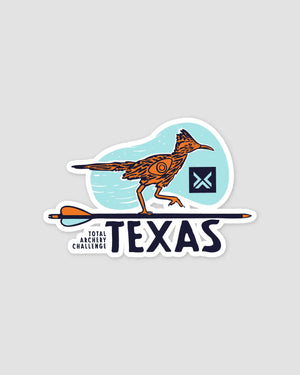 Texas Road Runner Sticker