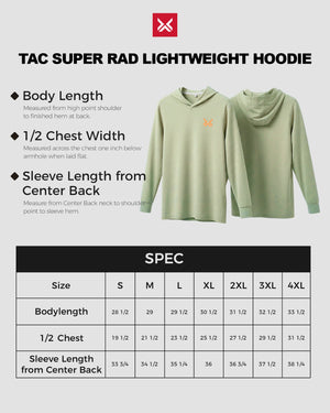 Super Rad Lightweight Hoodie - BLUE