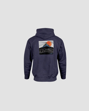 Youth Spring Bear Hoodie (Navy)